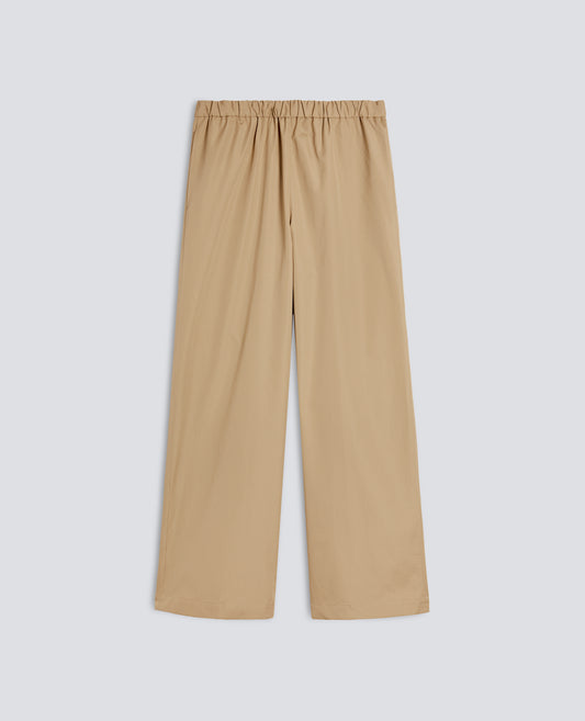 BAUMWOLL-POPLIN-HOSEN - BEIGE - ASPESI