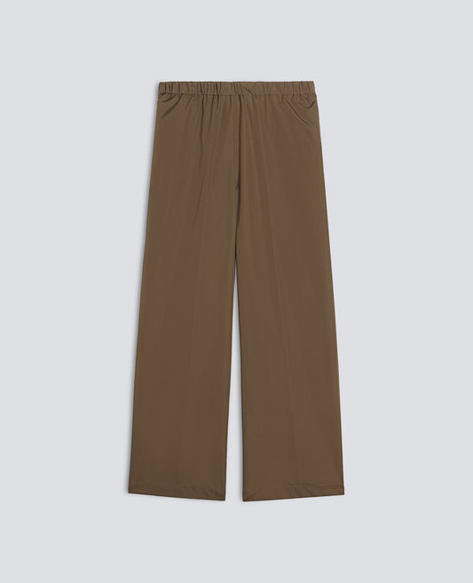 PANTALONE IN POPELINE DI COTONE - VERDE - ASPESI