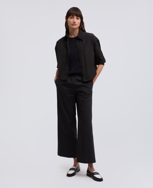 PANTALONES DE ALGODON POPLIN - NERO - ASPESI
