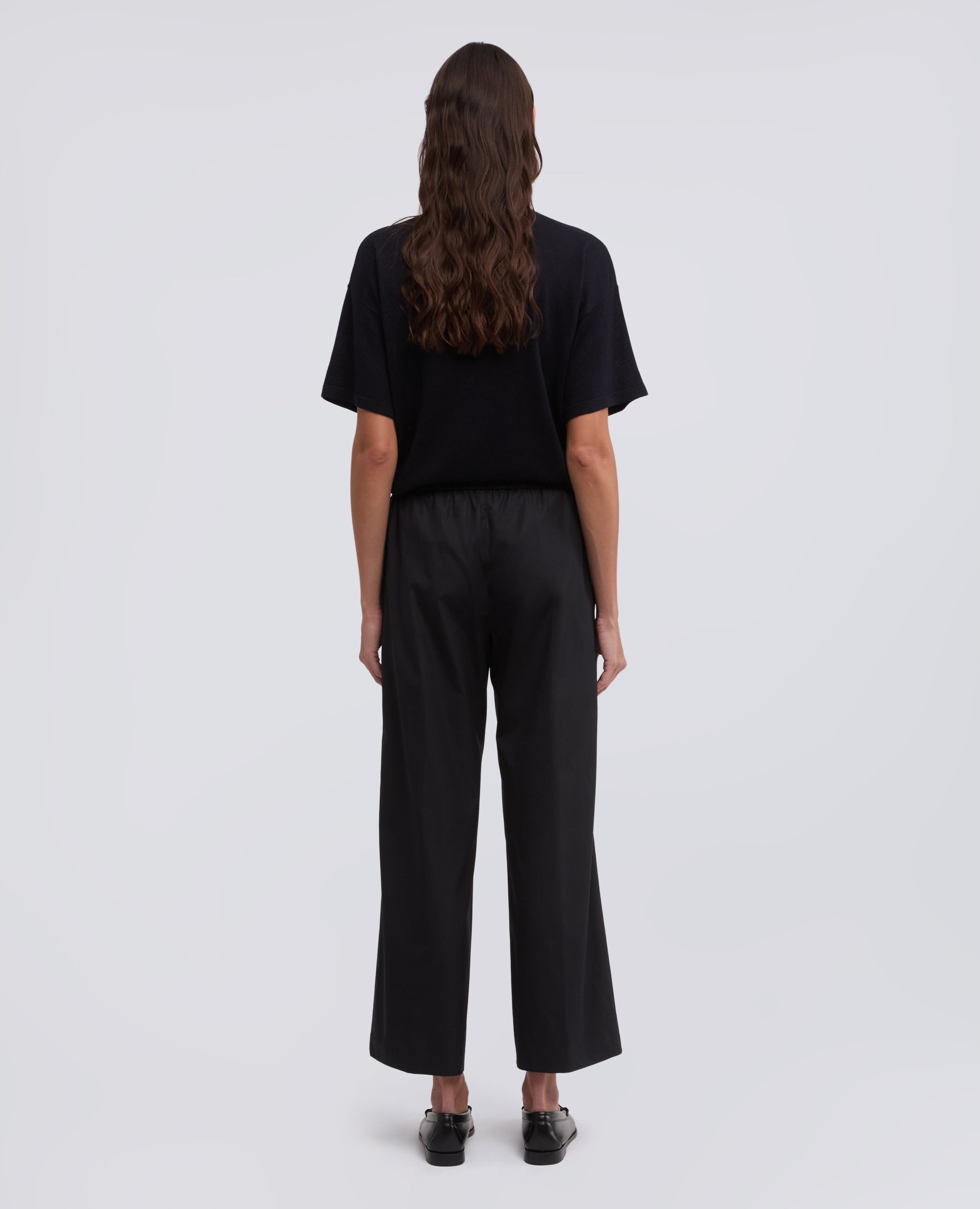 PANTALONES DE ALGODON POPLIN - NERO - ASPESI