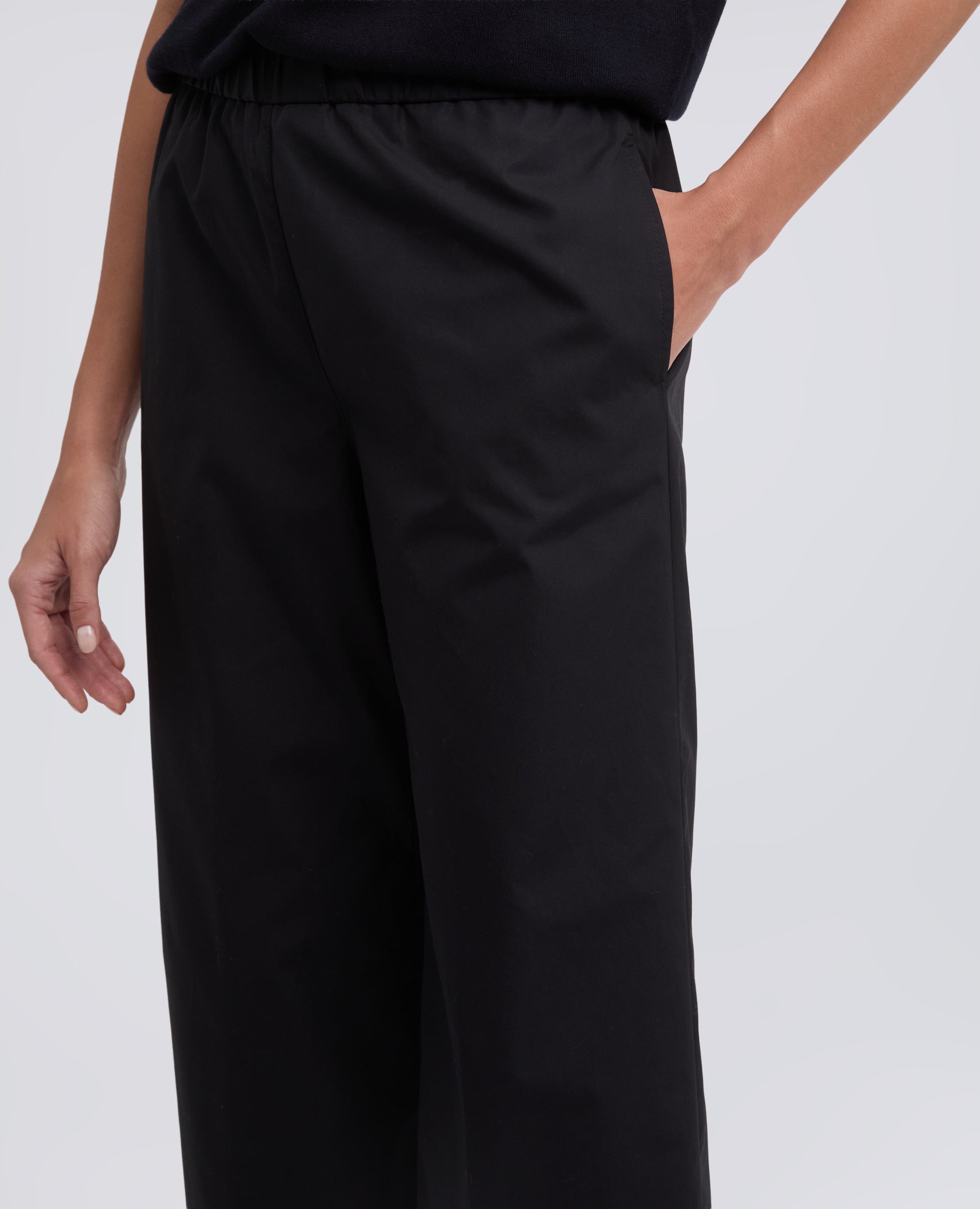PANTALONES DE ALGODON POPLIN - NERO - ASPESI