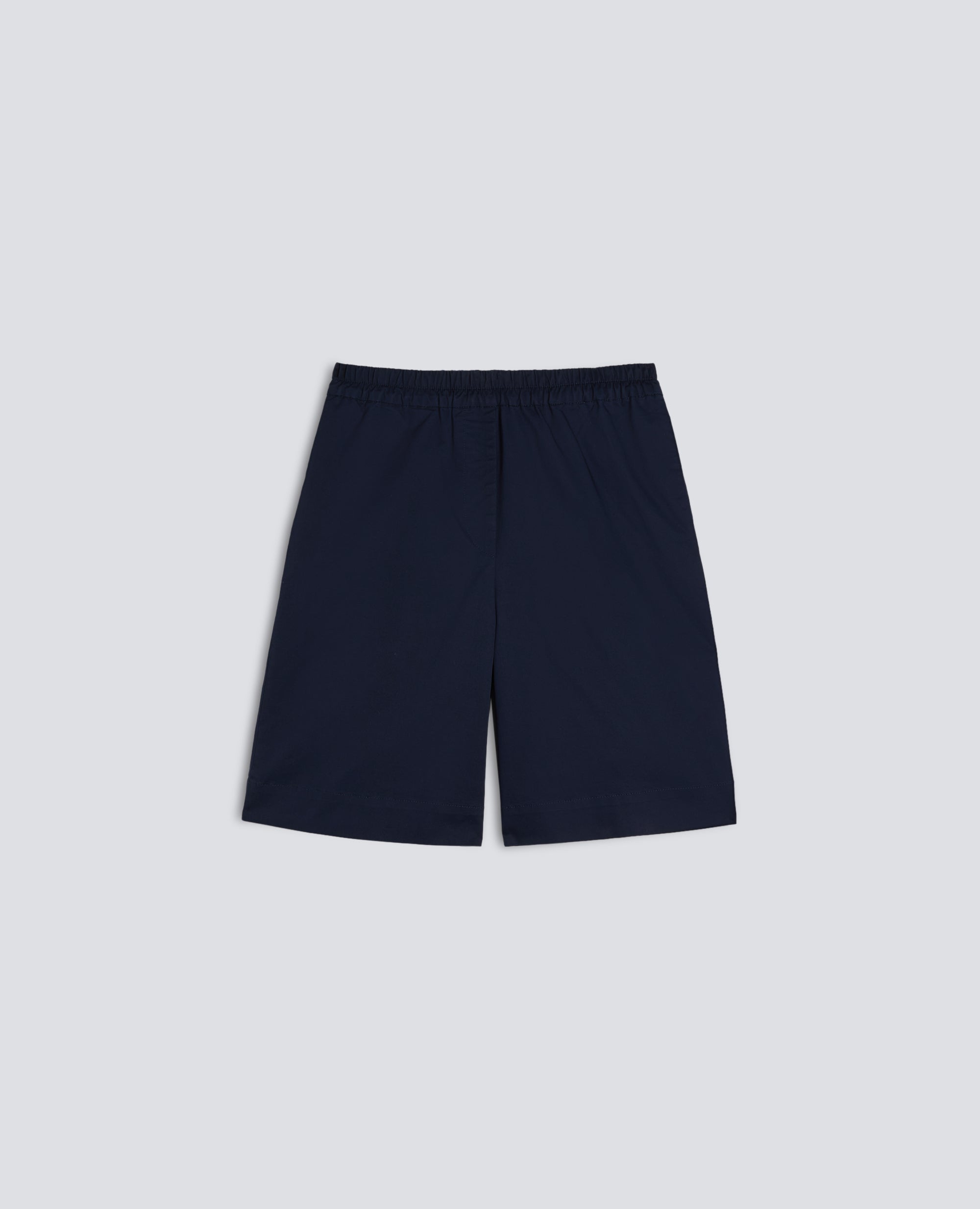 STRETCH-BAUMWOLL-TWILL-BERMUDA-SHORTS - BLU - ASPESI