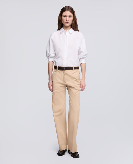 CAMISA DE ALGODON POPELINA - BIANCO - ASPESI