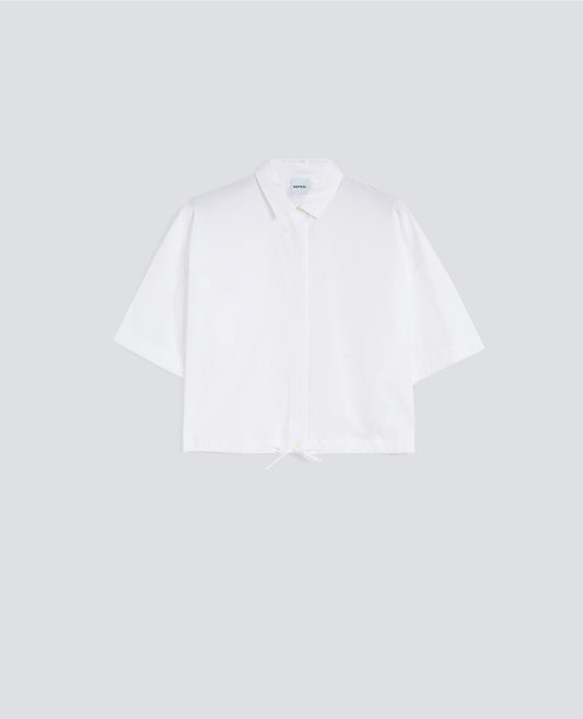 CAMICIA IN POPELINE DI COTONE - BIANCO - ASPESI