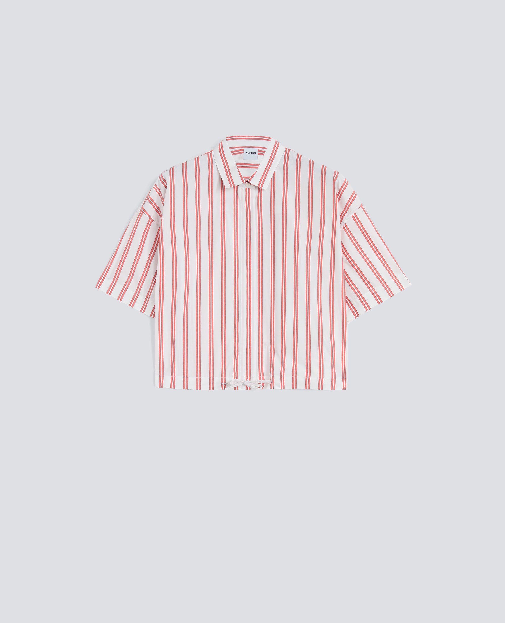 CAMISA DE ALGODON POPELINA - ROSSO - ASPESI