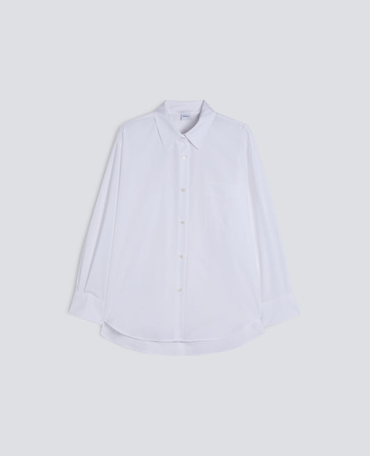 CAMICIA IN POPELINE DI COTONE - BIANCO - ASPESI