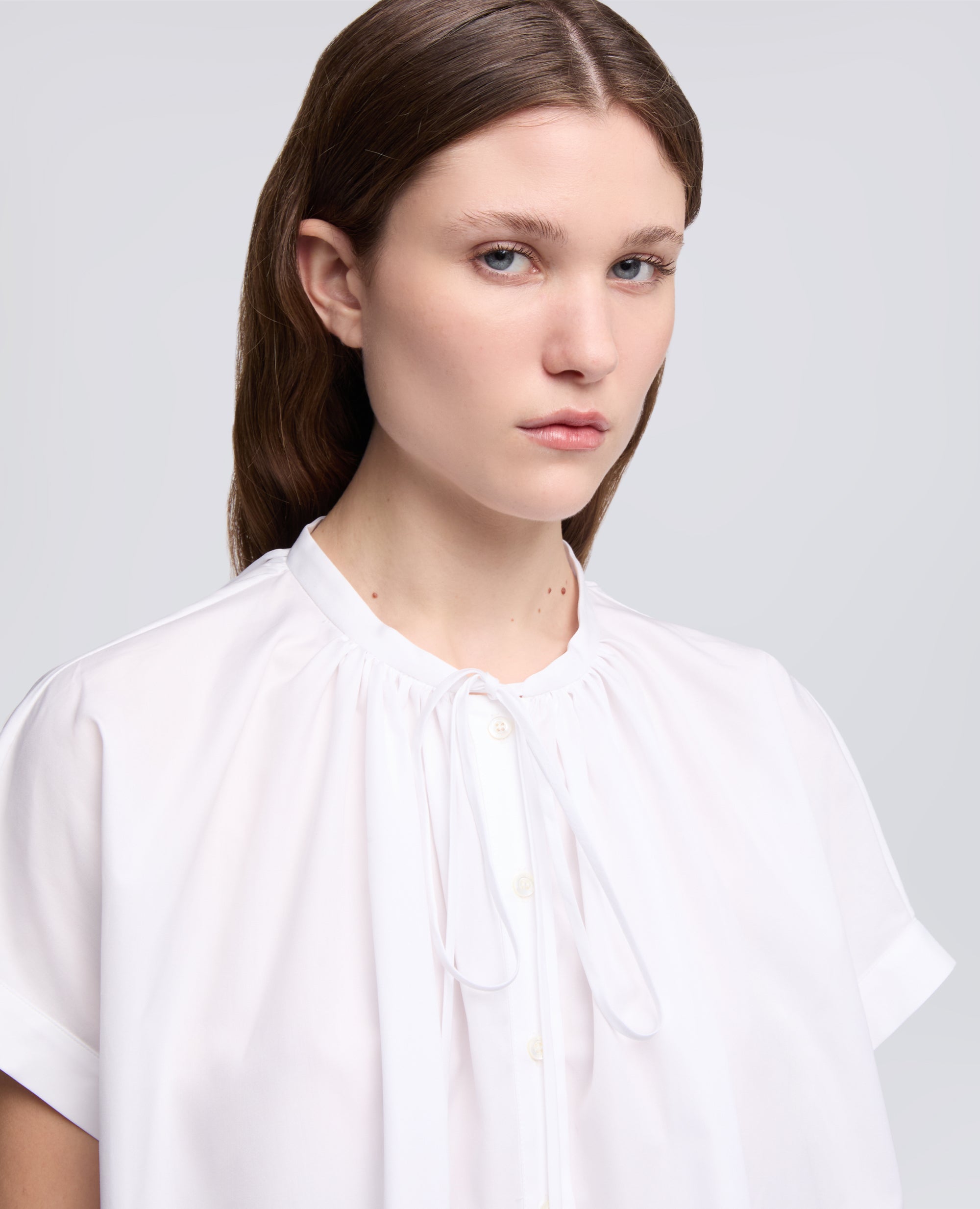 COTTON POPLIN SHIRT - WHITE - ASPESI