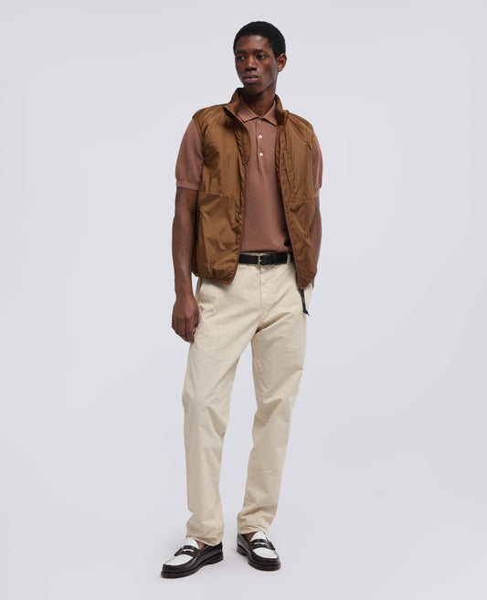 GILET JIL IN NYLON - MARRONE - ASPESI