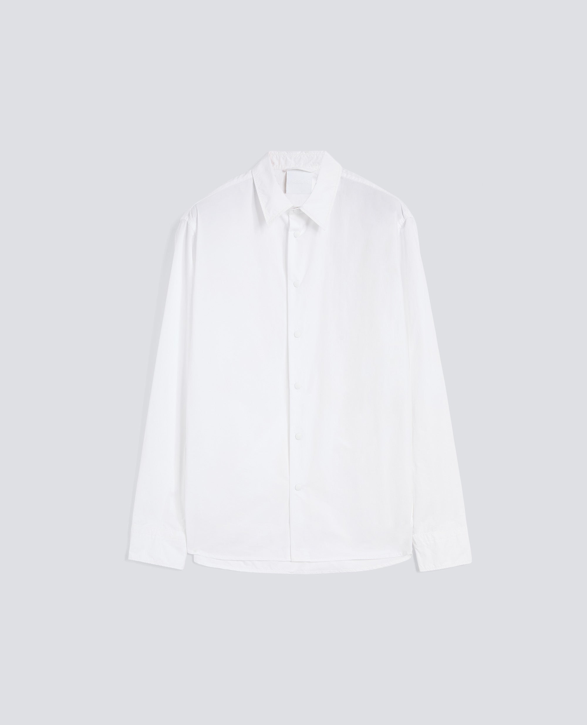 POLYESTER- UND NYLON-WASSERABWEISENDES HEMD - BIANCO - ASPESI