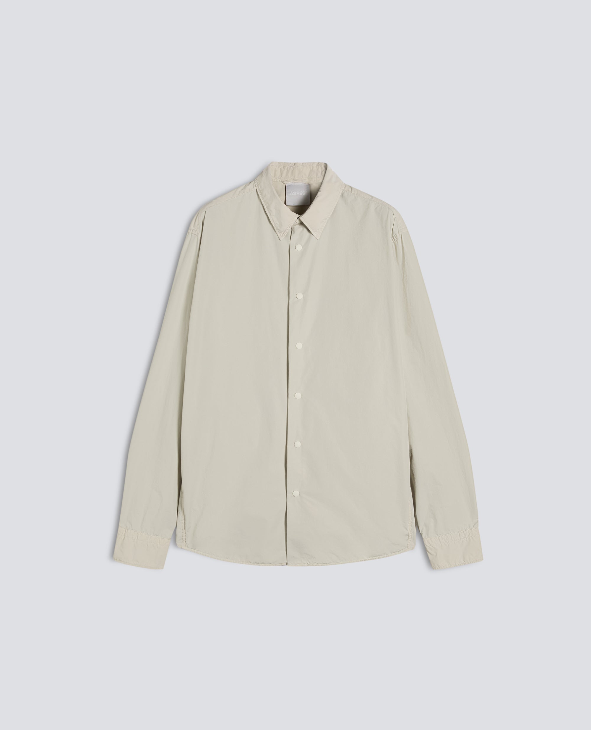 CAMICIA IN POLIESTERE E NYLON WATER REPELLENT - BEIGE - ASPESI