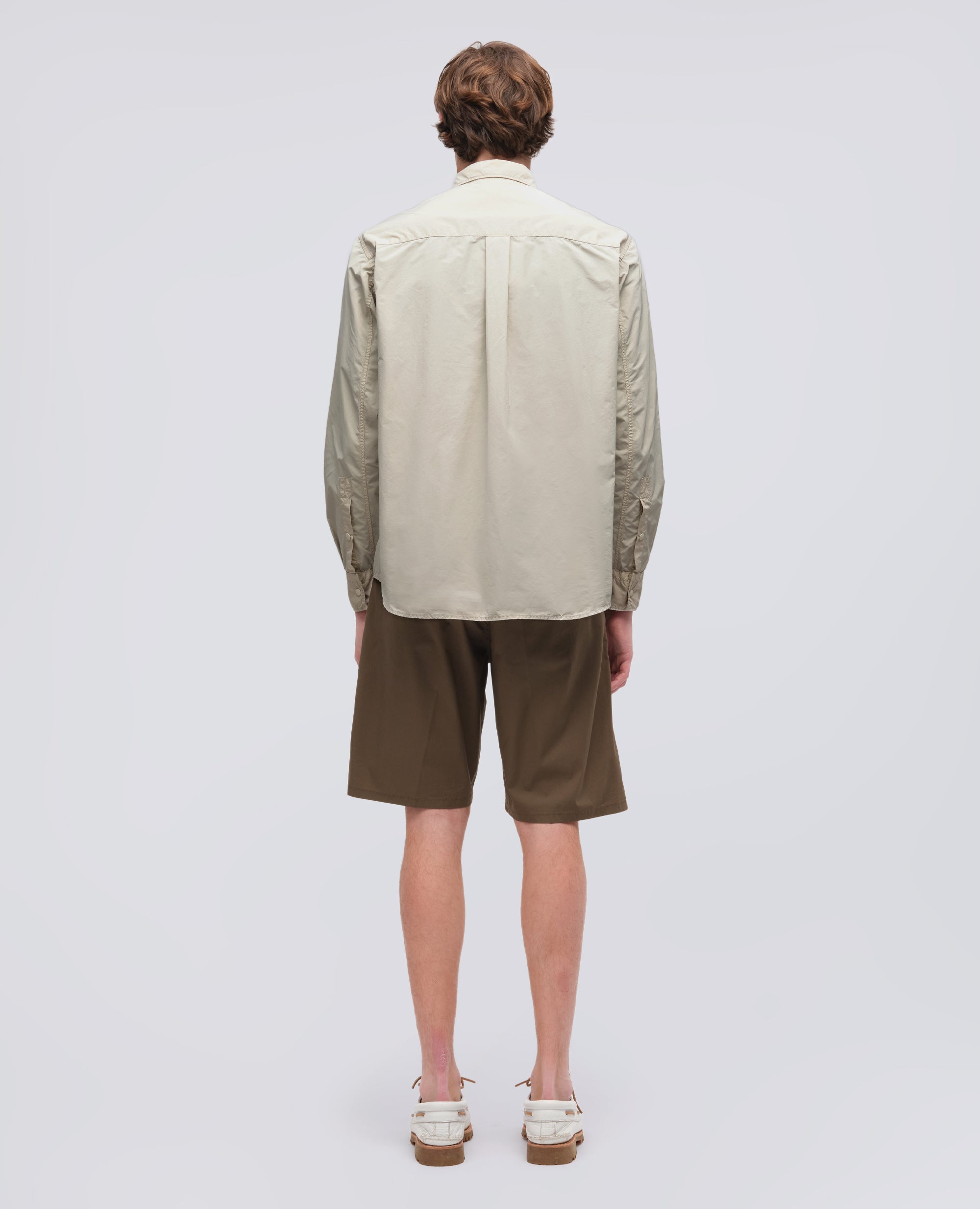 CAMICIA IN POLIESTERE E NYLON WATER REPELLENT - BEIGE - ASPESI