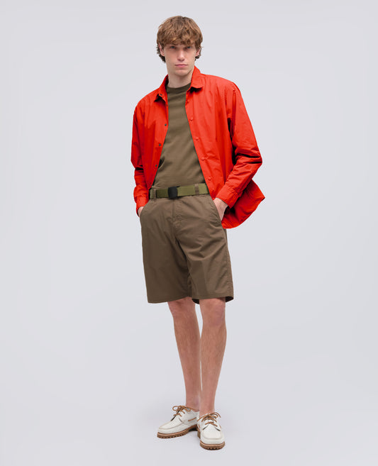 CAMICIA IN POLIESTERE E NYLON WATER REPELLENT - ROSSO - ASPESI
