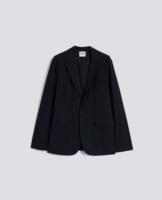 BLAZER MIT NYLONSTRETCH - BLU - ASPESI