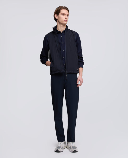 CHALECO DE NYLON ELASTICO SIN FORRO - BLU - ASPESI