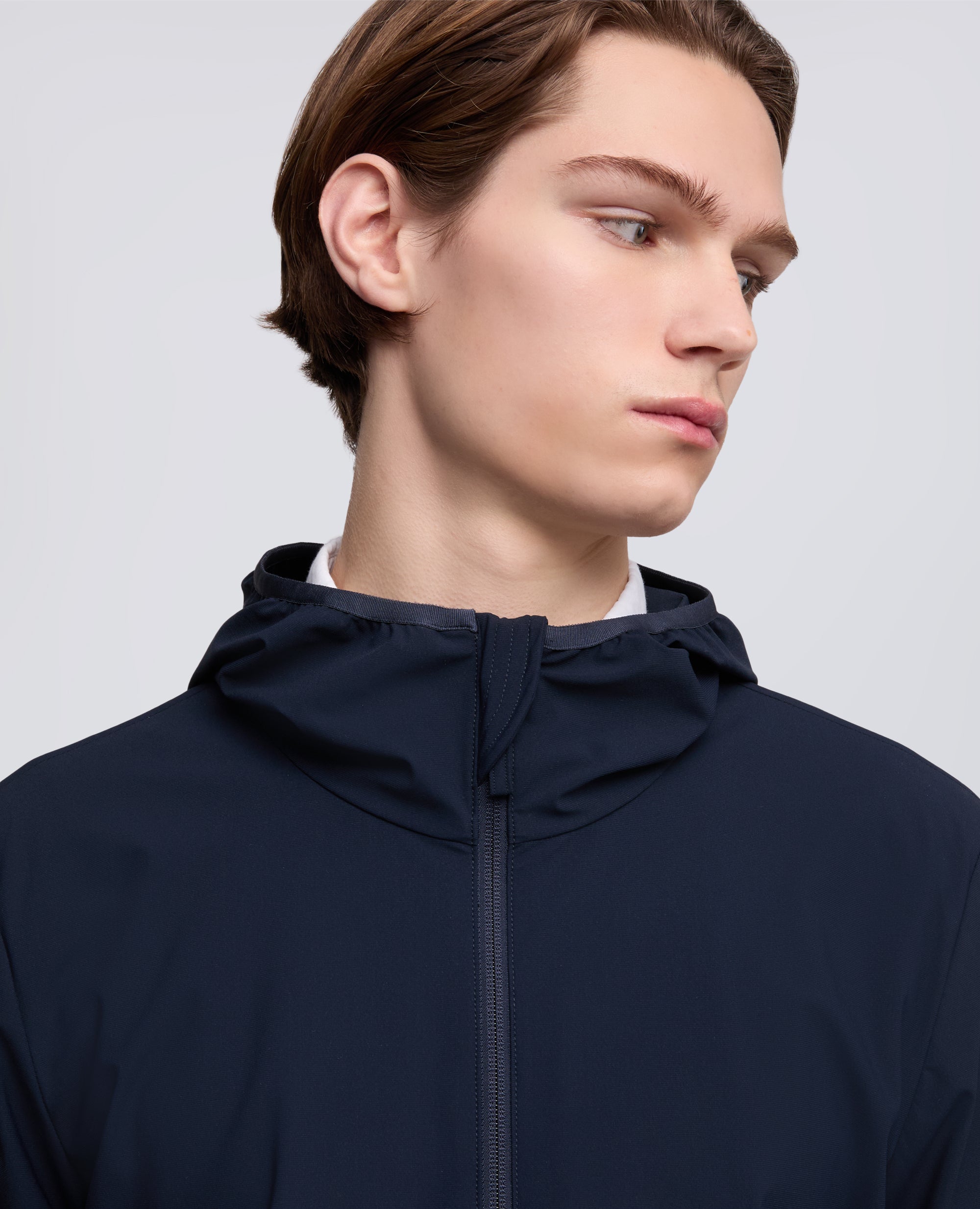 GIUBBOTTO TECNICO ARMATURATO IN NYLON STRETCH - BLU - ASPESI