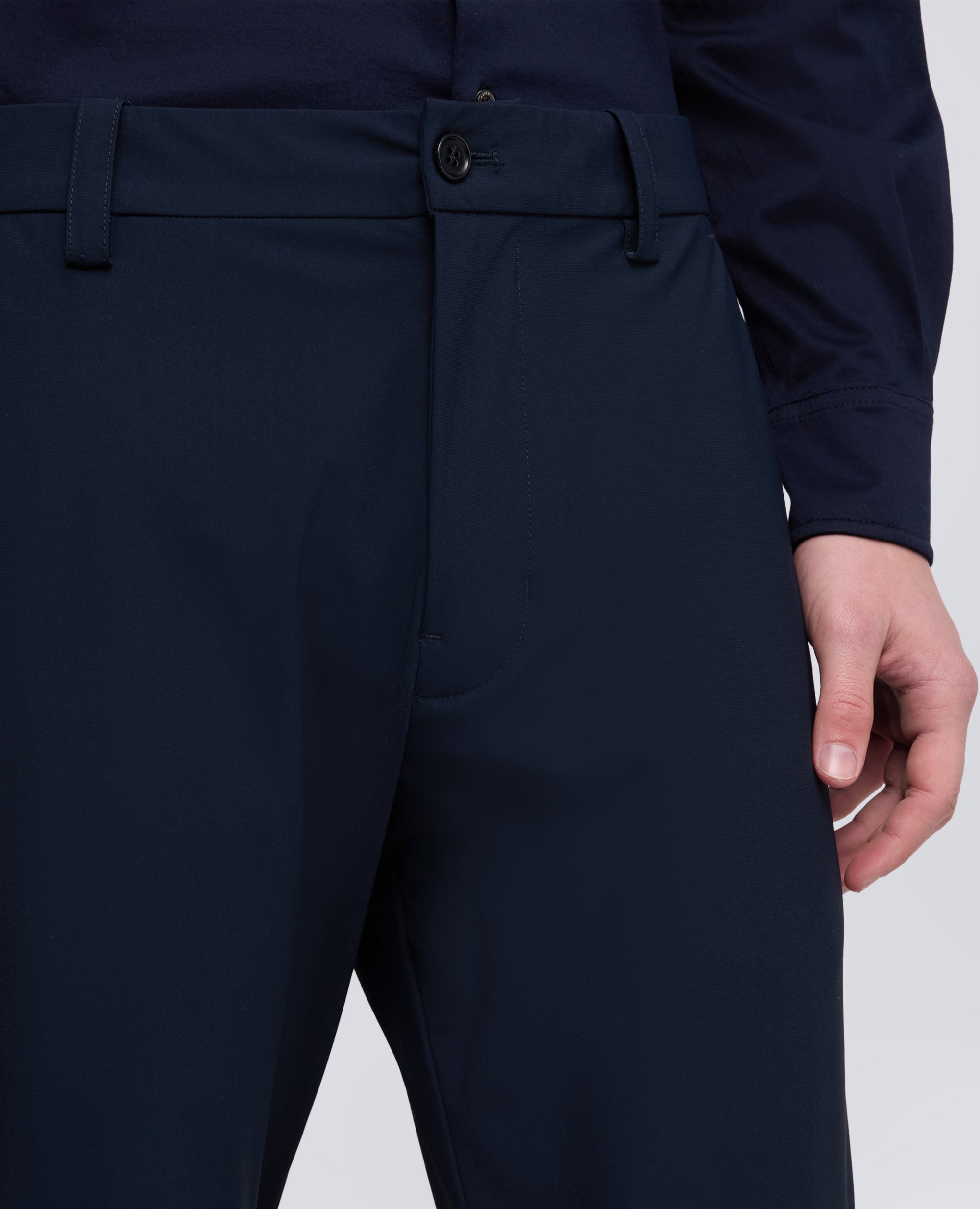 PANTALONES DE NYLON ELASTICO - BLU - ASPESI