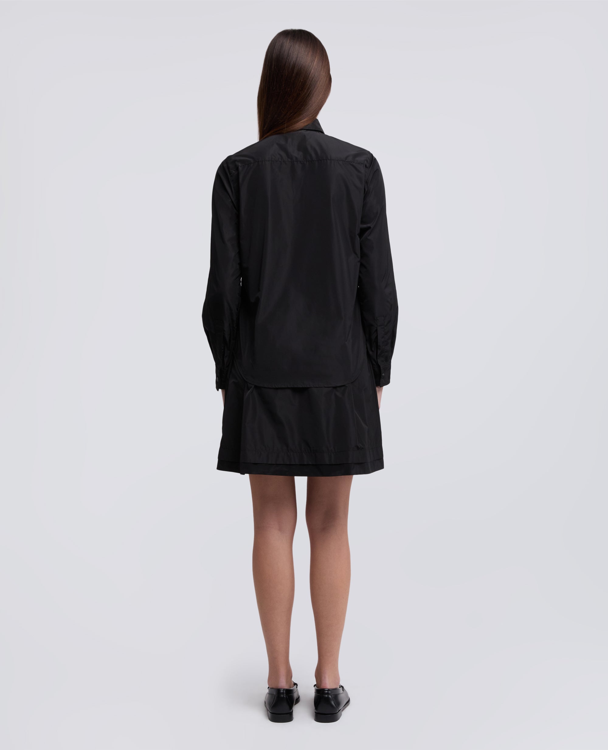VESTE CHEMISE NON DOUBLEE EN POLYESTER TECHNIQUE - NERO - ASPESI