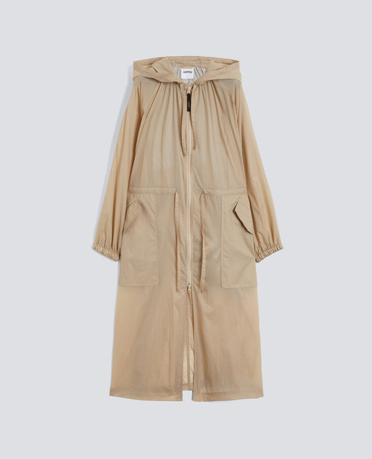 PARKA SFODERATO IN NYLON - BEIGE - ASPESI