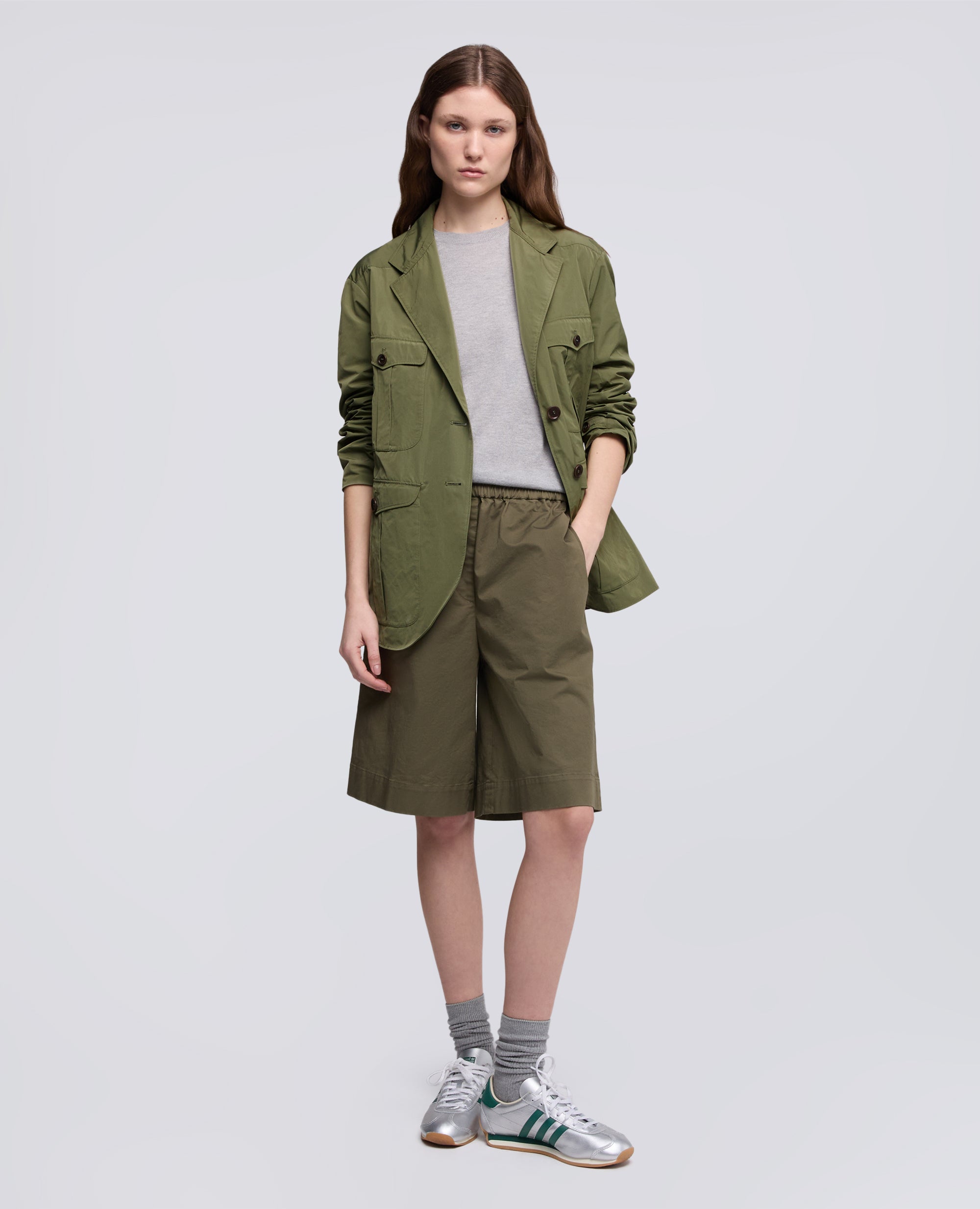CHAQUETA DE TAFETAN - VERDE - ASPESI