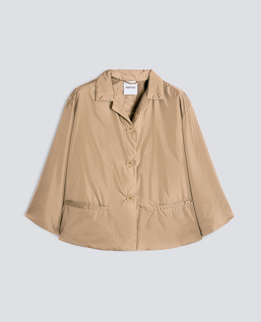 GIACCA IN NYLON - BEIGE - ASPESI