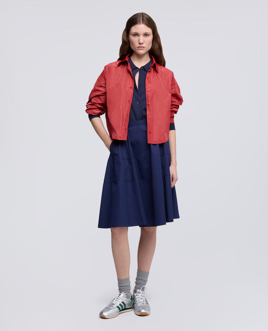 CAMICIA IN POLIESTERE TECNICO - ARANCIO - ASPESI