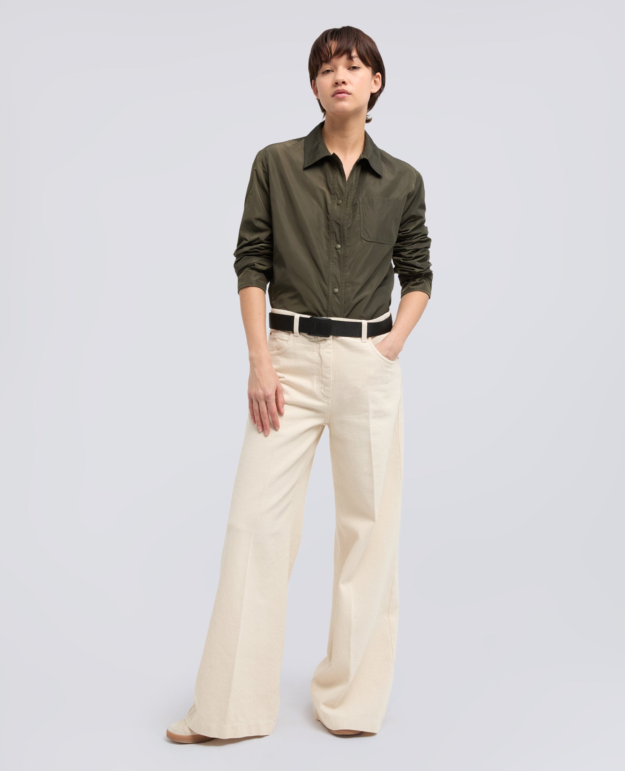 TECHNICAL POLYESTER JACKET - VERDE - ASPESI