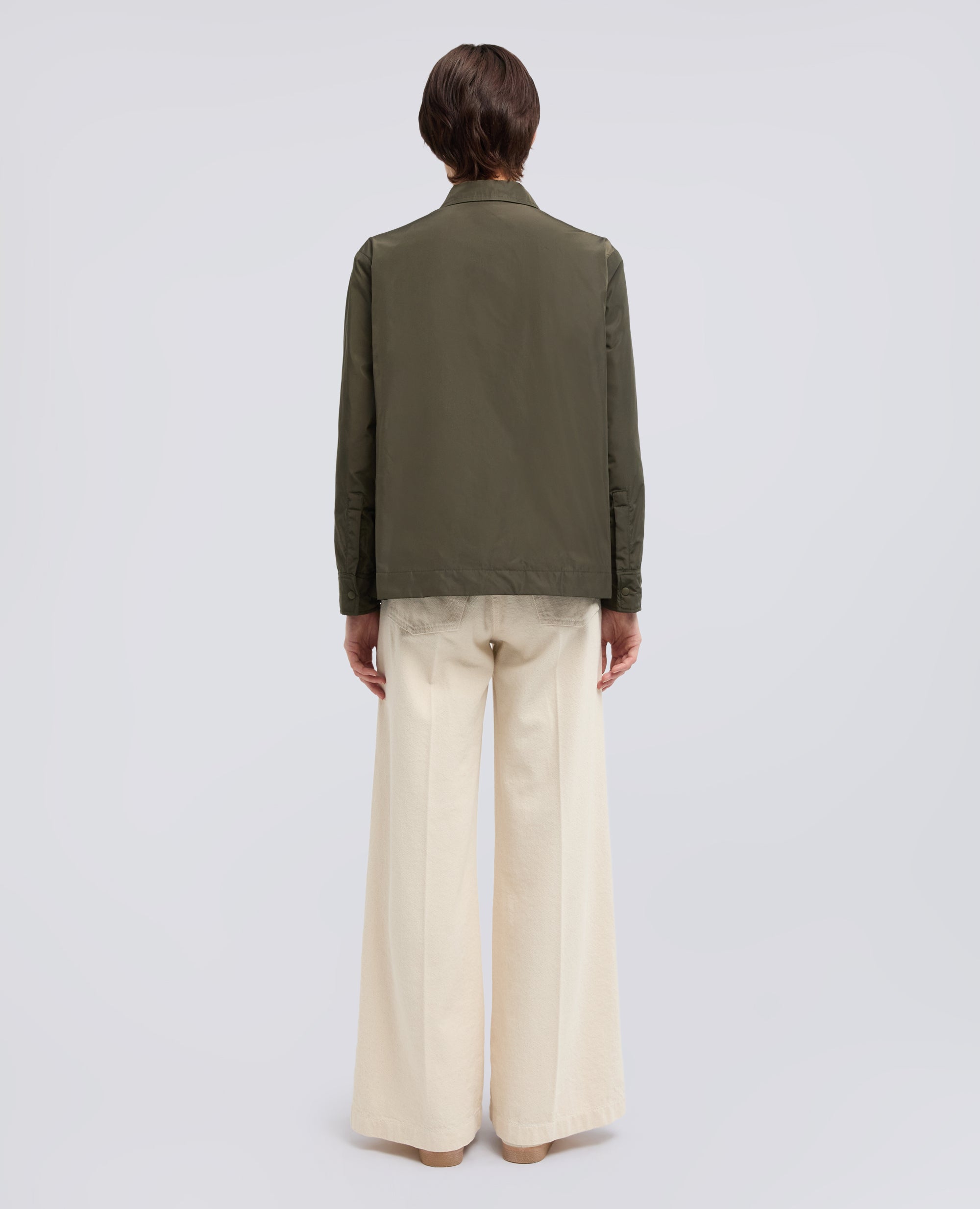TECHNICAL POLYESTER JACKET - VERDE - ASPESI