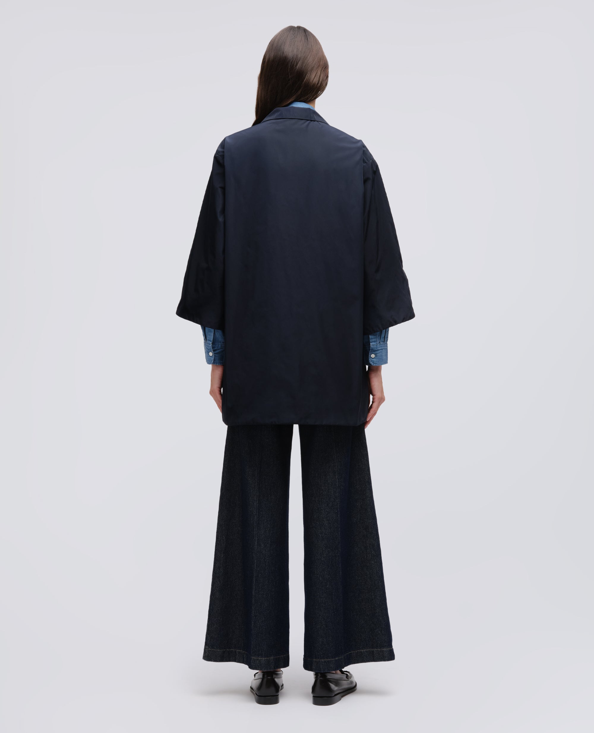 SOPRABITO IN TAFFETA TECNICO - BLU - ASPESI