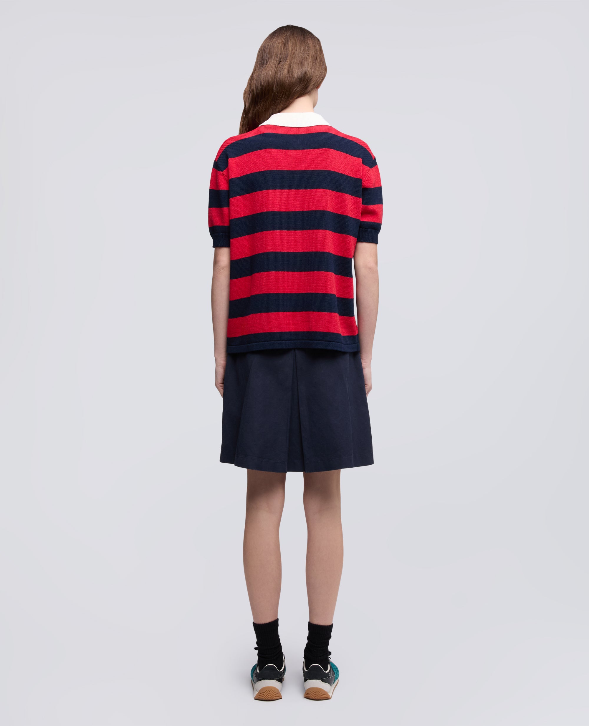 CAMISA POLO DE ALGODON DE MANGA CORTA - MULTICOLOR - ASPESI