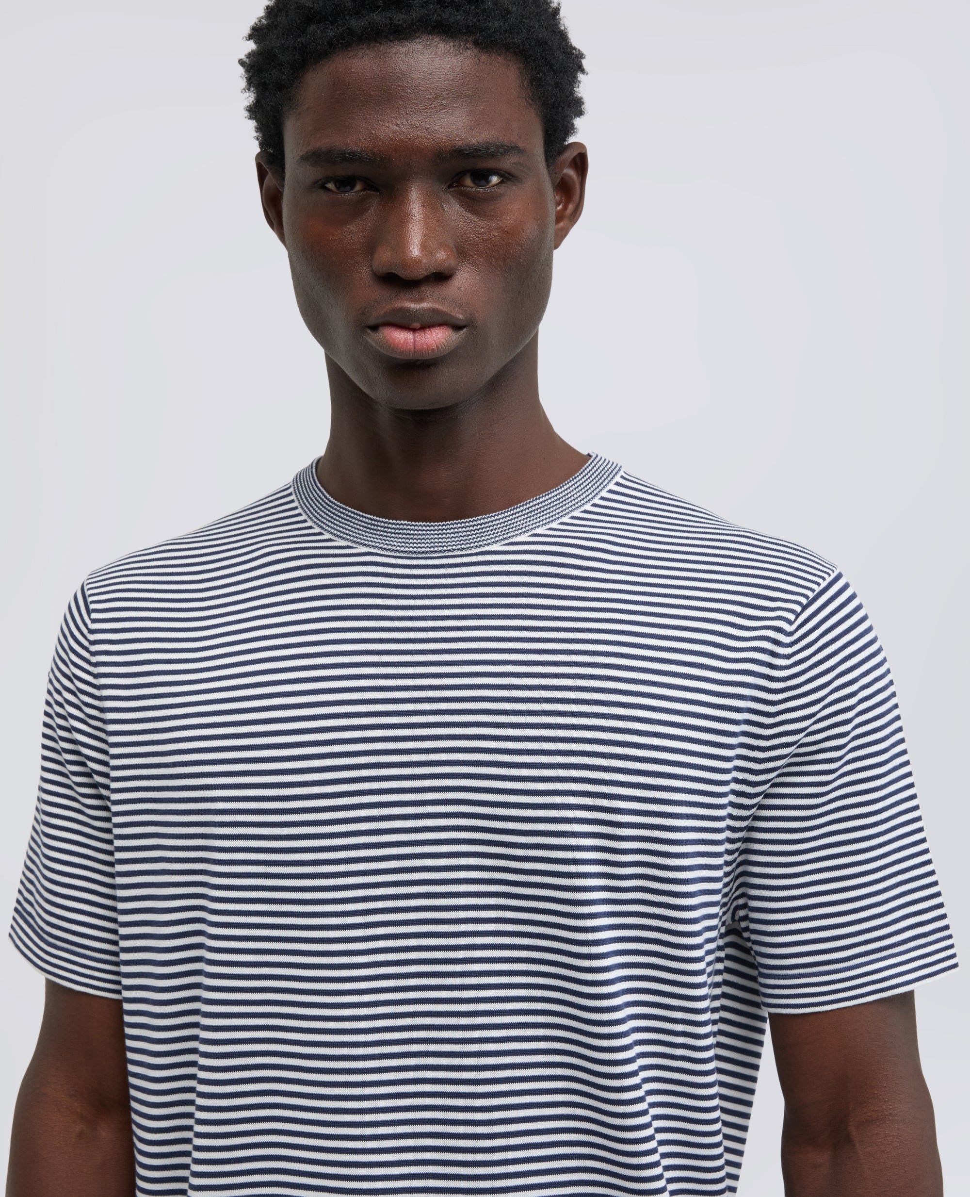 T-SHIRT IN LINEN, SILK, COTTON BLEND YARN - MULTICOLOR - ASPESI