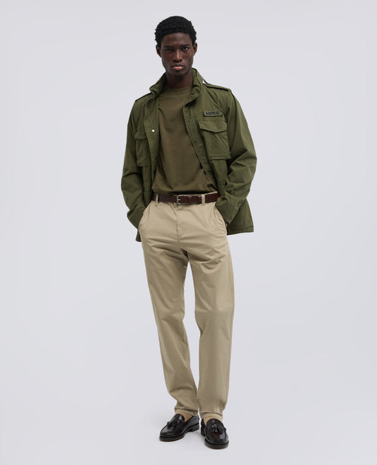 BAUMWOLLPULLOVER MIT CREWNECK-AUSSCHNITT - VERDE - ASPESI