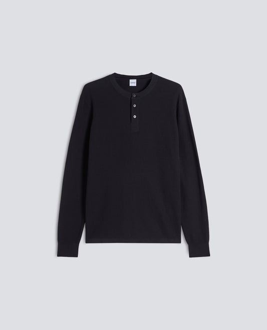 BAUMWOLLPULLOVER MIT CREWNECK-AUSSCHNITT - BLU - ASPESI