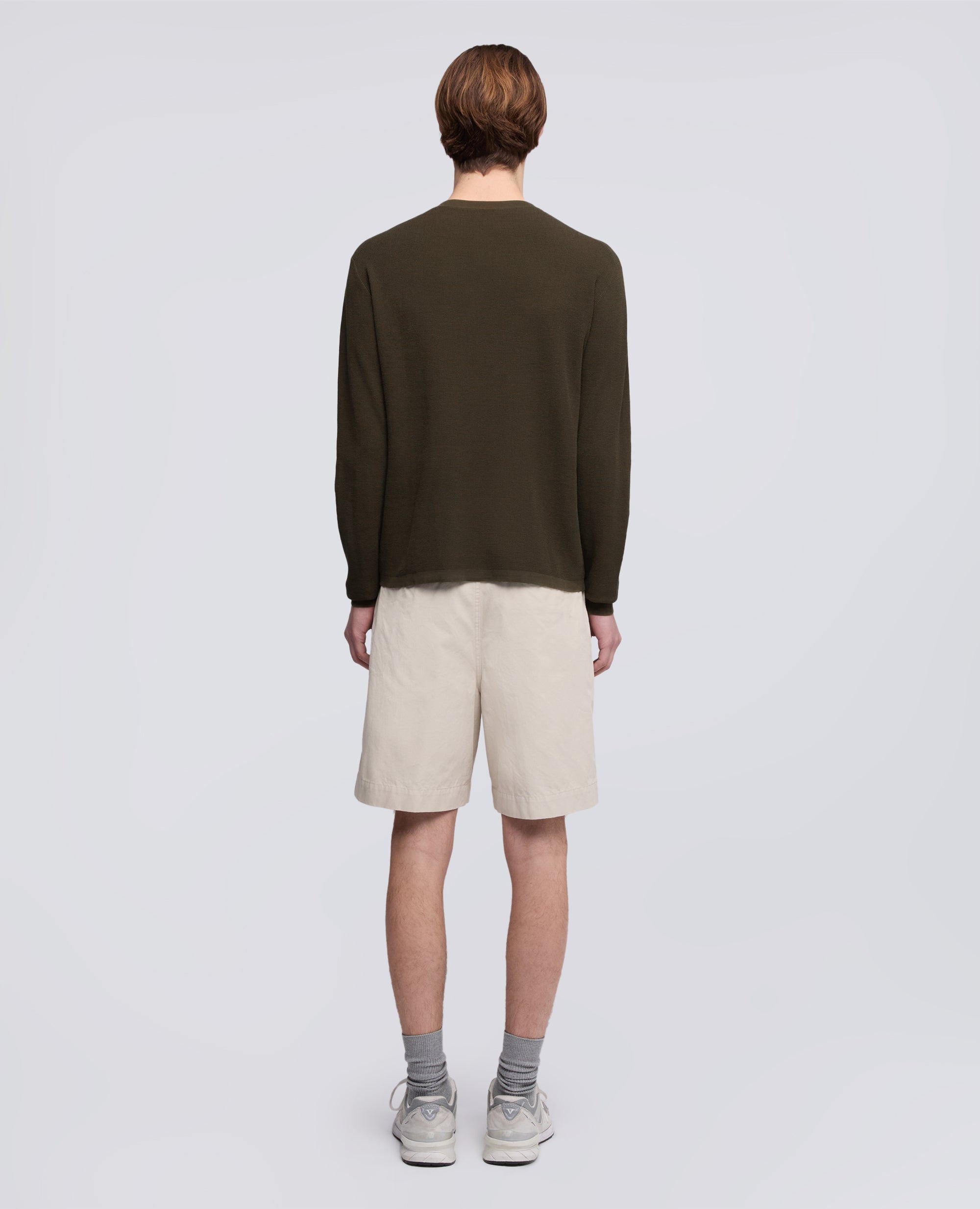 MAGLIA GIROCOLLO IN COTONE - VERDE - ASPESI