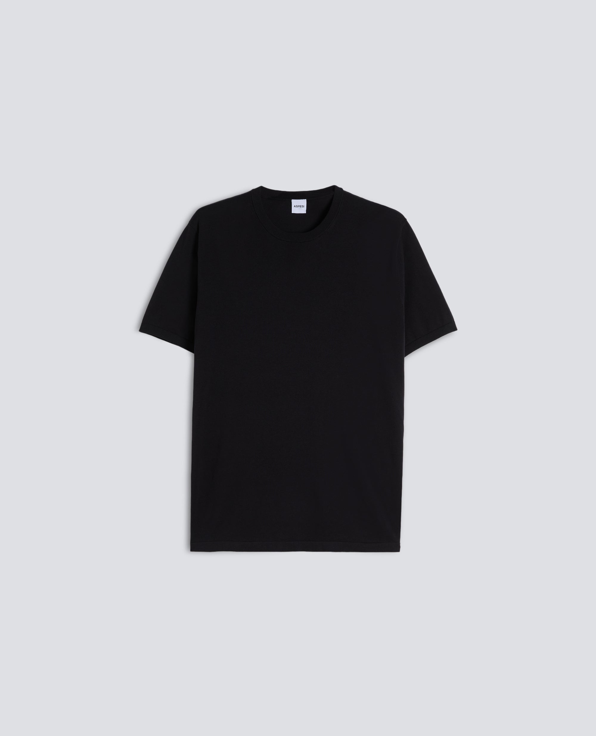 BAUMWOLL-T-SHIRT - NERO - ASPESI