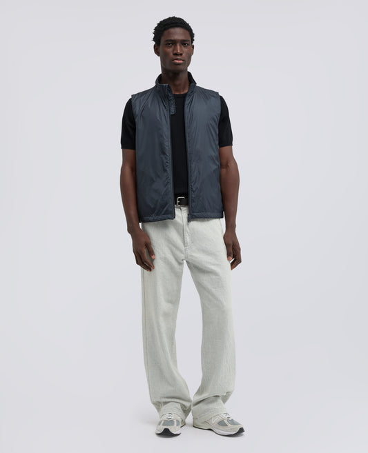 T-SHIRT GIROCOLLO IN COTONE - NERO - ASPESI