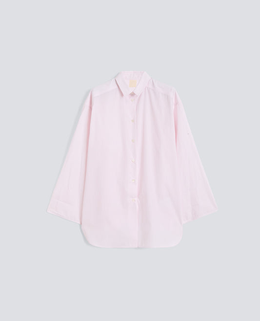 CAMICIA IN POPELINE DI COTONE  - ROSSO - ASPESI
