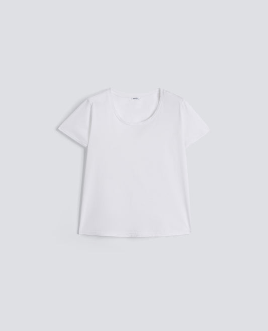COTTON JERSEY T-SHIRT - BIANCO - ASPESI
