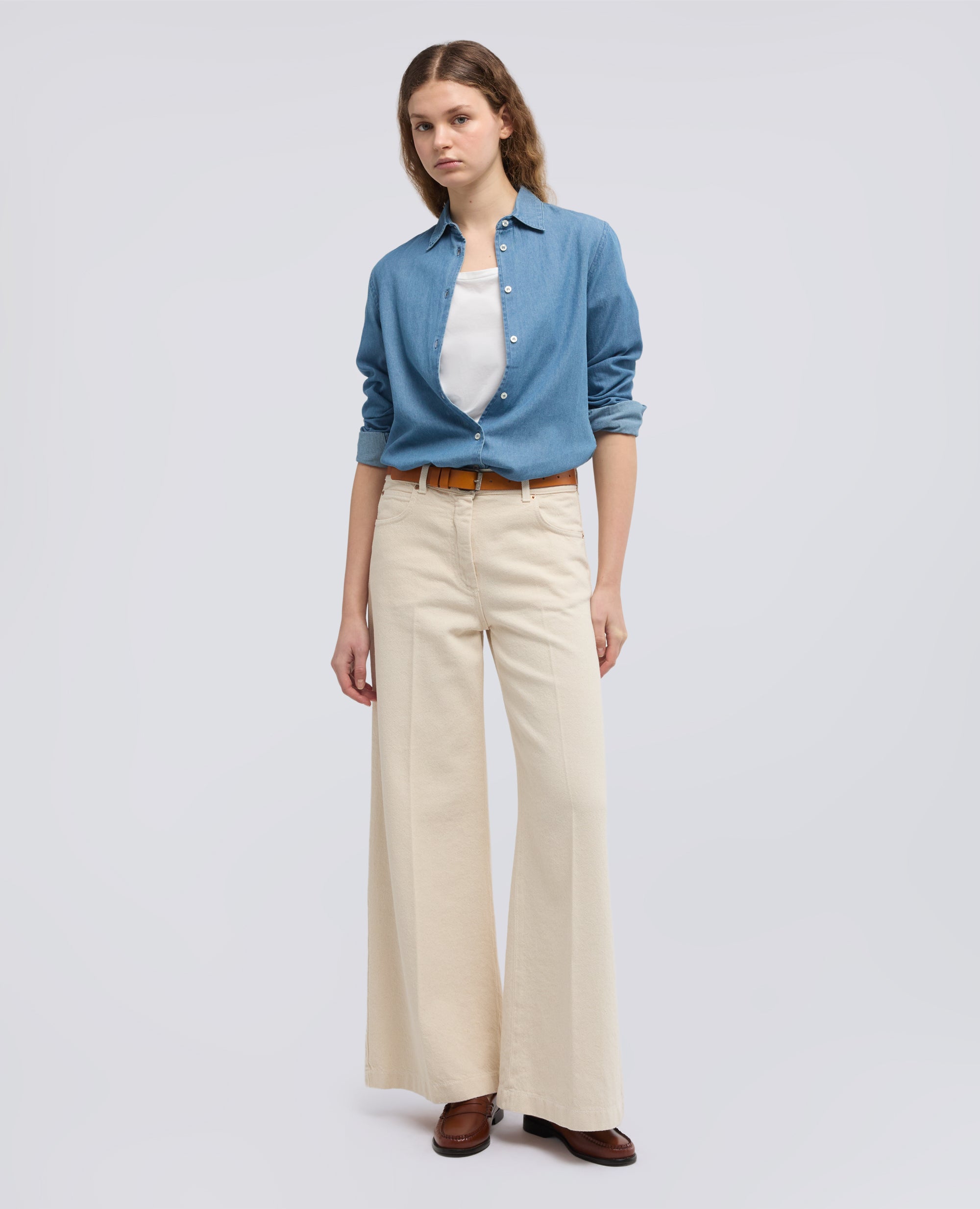 T-SHIRT IN JERSEY DI COTONE - BIANCO - ASPESI