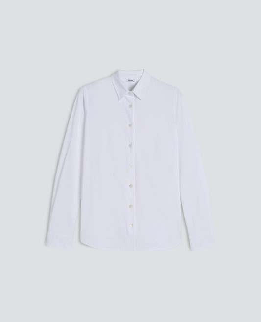COTTON JERSEY SHIRT - BIANCO - ASPESI