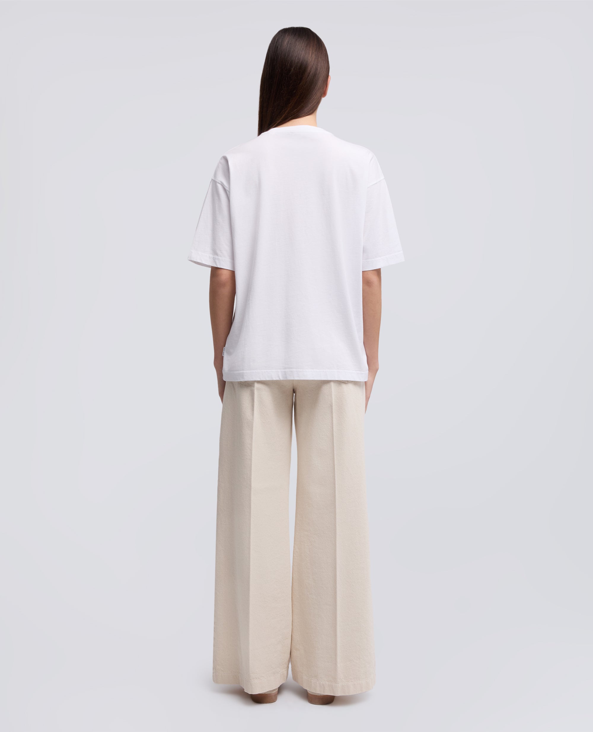 T-SHIRT IN JERSEY DI COTONE CON STAMPA -WRONG- - BIANCO - ASPESI