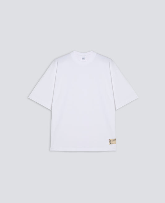 T-SHIRT GIROCOLLO IN JERSEY DI COTONE - BIANCO - ASPESI