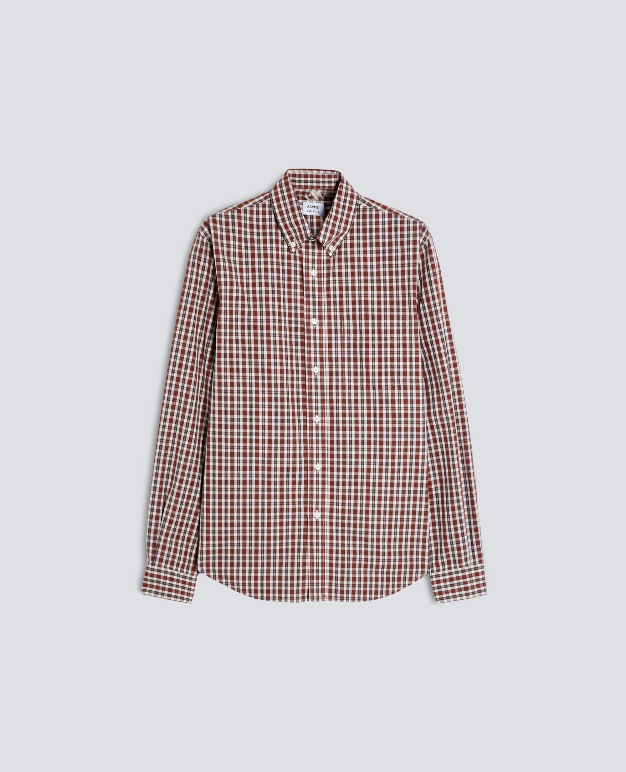 CAMICIA IN COTONE OXFORD CON COLLO BUTTON DOWN - MULTICOLOR - ASPESI