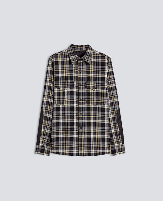 CAMISA DE FRANELA A CUADROS - MULTICOLOR - ASPESI