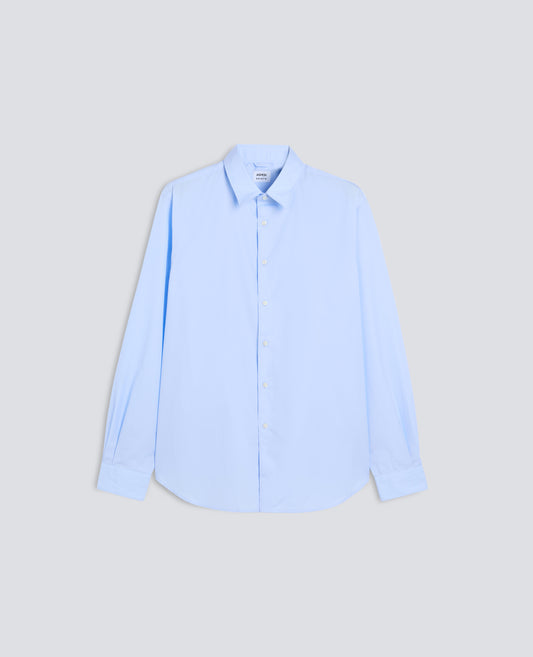 SUPER FINE COTTON POPLIN SHIRT - AZZURRO - ASPESI