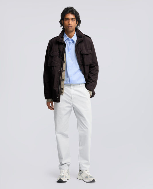 SUPER FINE COTTON POPLIN SHIRT - AZZURRO - ASPESI