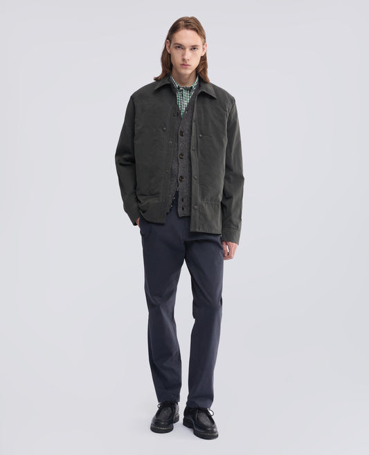 CAMICIA SFODERATA IN TELA DRY WAX - GRIGIO - ASPESI
