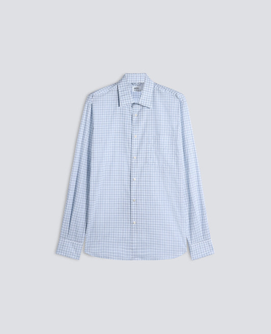 SEDICI COTTON POPLIN SHIRT - AZZURRO - ASPESI