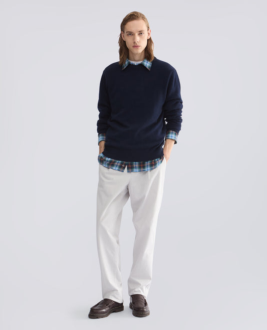 COTTON FLANNEL SHIRT - LIGHT BLUE - ASPESI