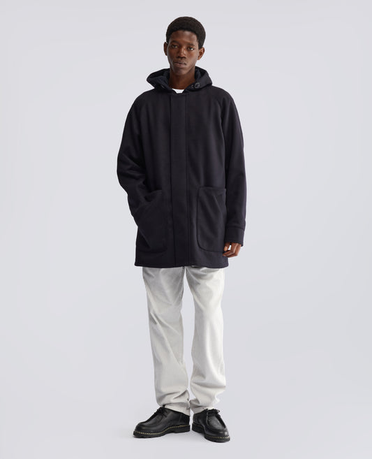 PARKA AUS LODEN AUS WOLLE UND ALPAKA MIT THERMORE®-WATTIERUNG - BLAU - ASPESI