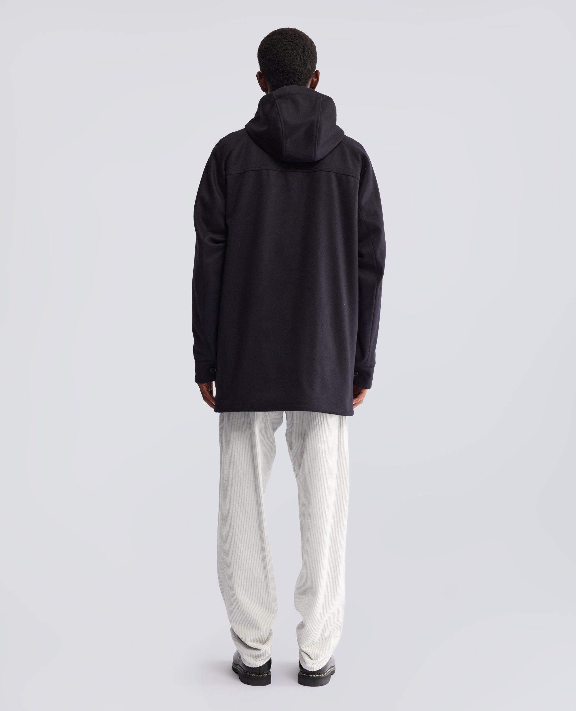 PARKA IN LODEN DI LANA E ALPACA CON OVATTA THERMORE® - BLU - ASPESI